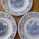 3 Yoplait advertising plates - The 3 musketeers