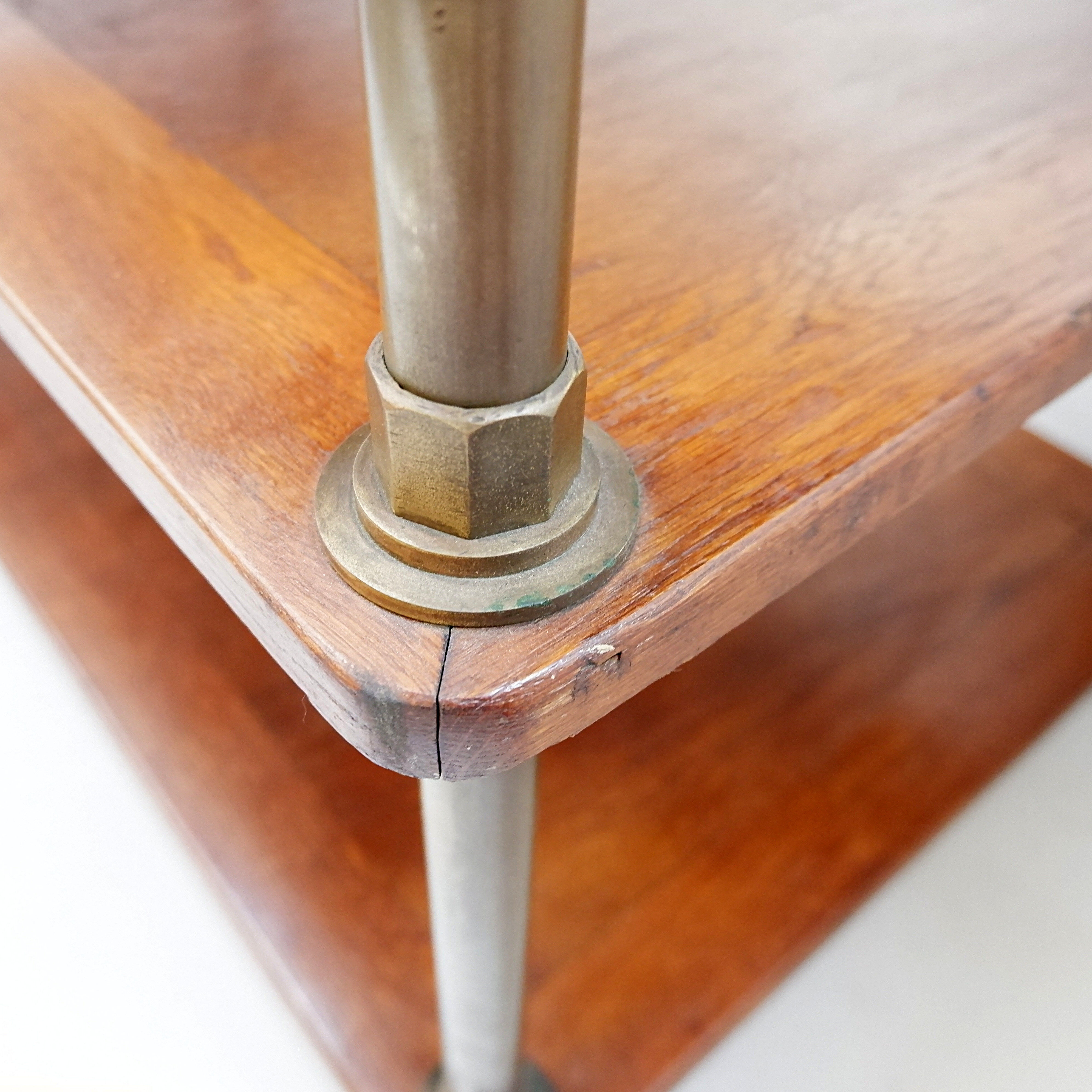 Three-tiered French shop display table - 1900s