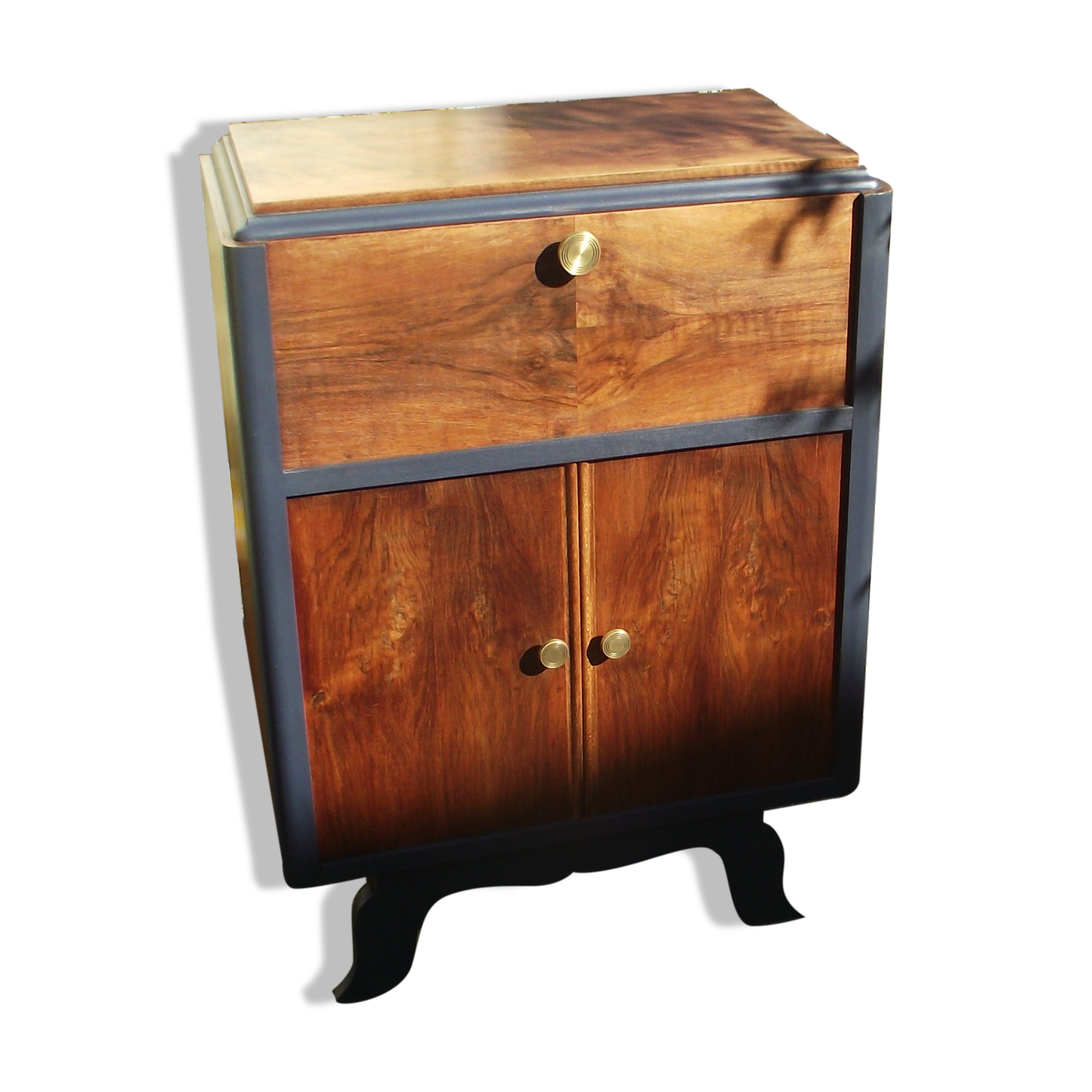 Extra furniture art deco walnut