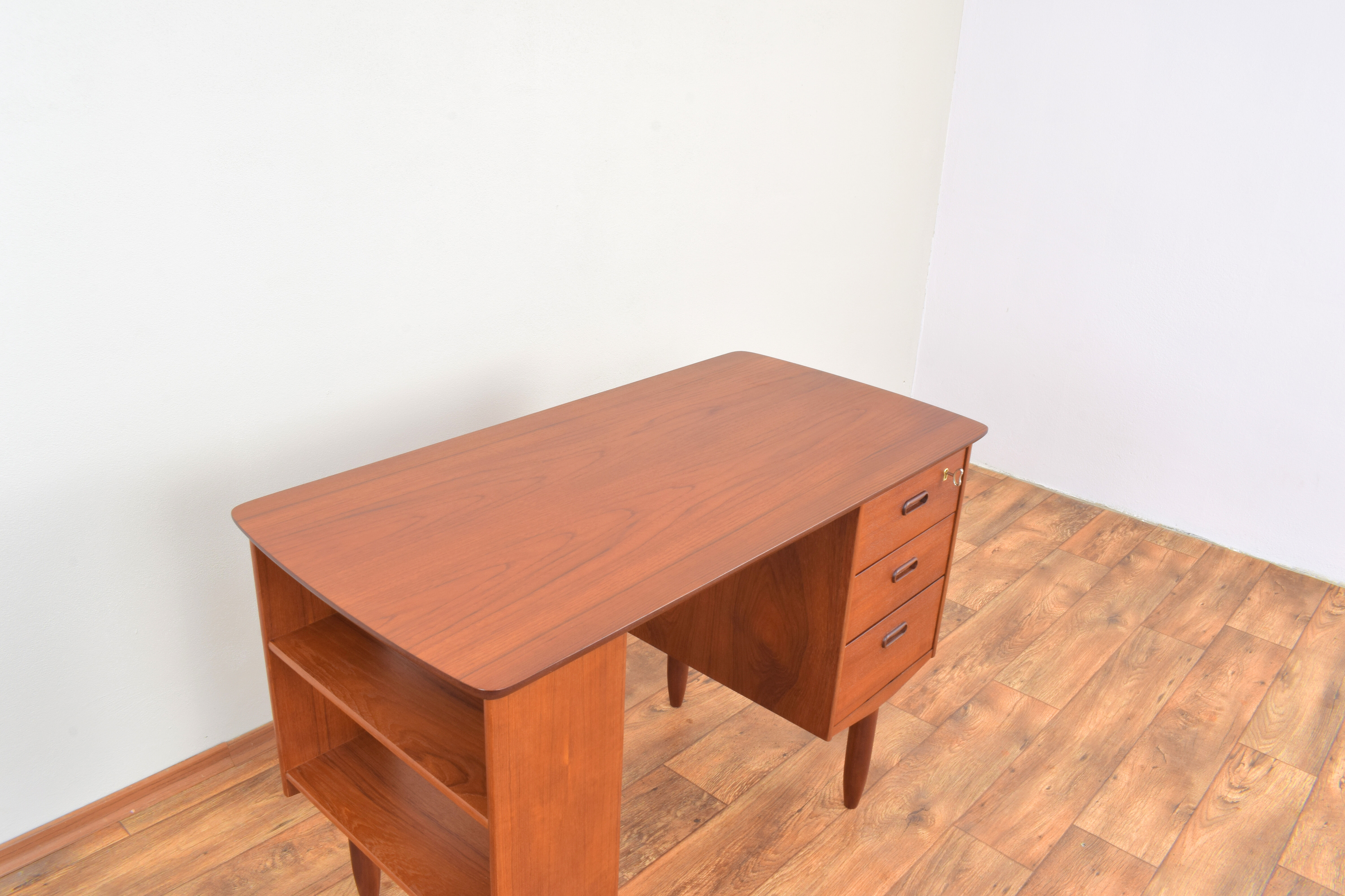 Mid-Century Danish Teak Desk, 1960s.