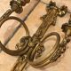 Paire d’appliques en bronze