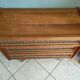 Commode vintage rotin et chene annèes 60