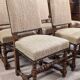 Ensemble de 10 chaises de style louis XIII