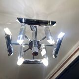 Chrome suspension by Sciolari, 1970s