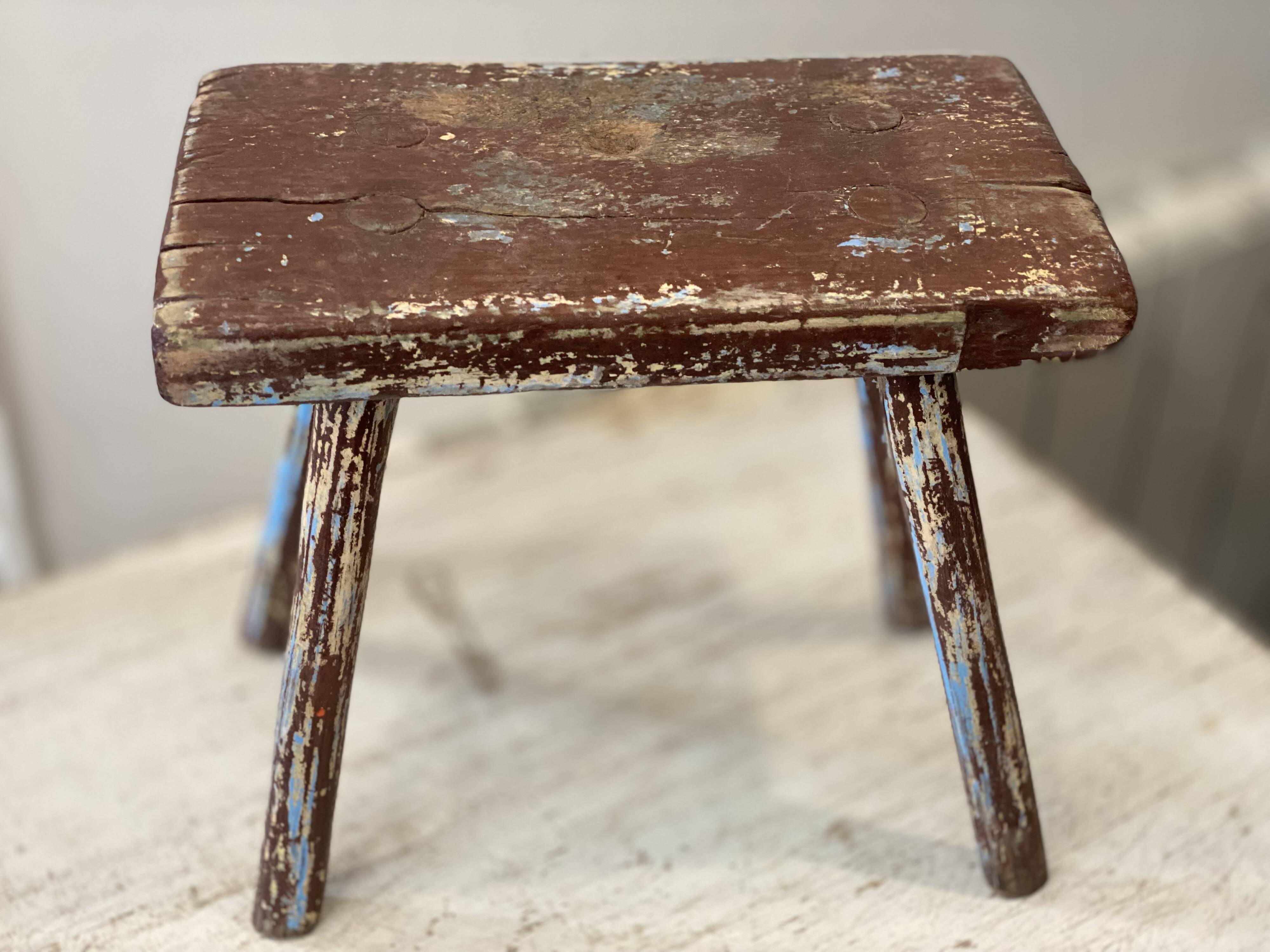 Small wooden stool