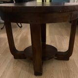 Table basse en bois massif vintage