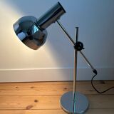 Vintage chrome metal desk lamp