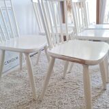 Set of six vintage Scandinavian chairs