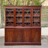 English display cabinet with 4 doors in mahogany, 1960.