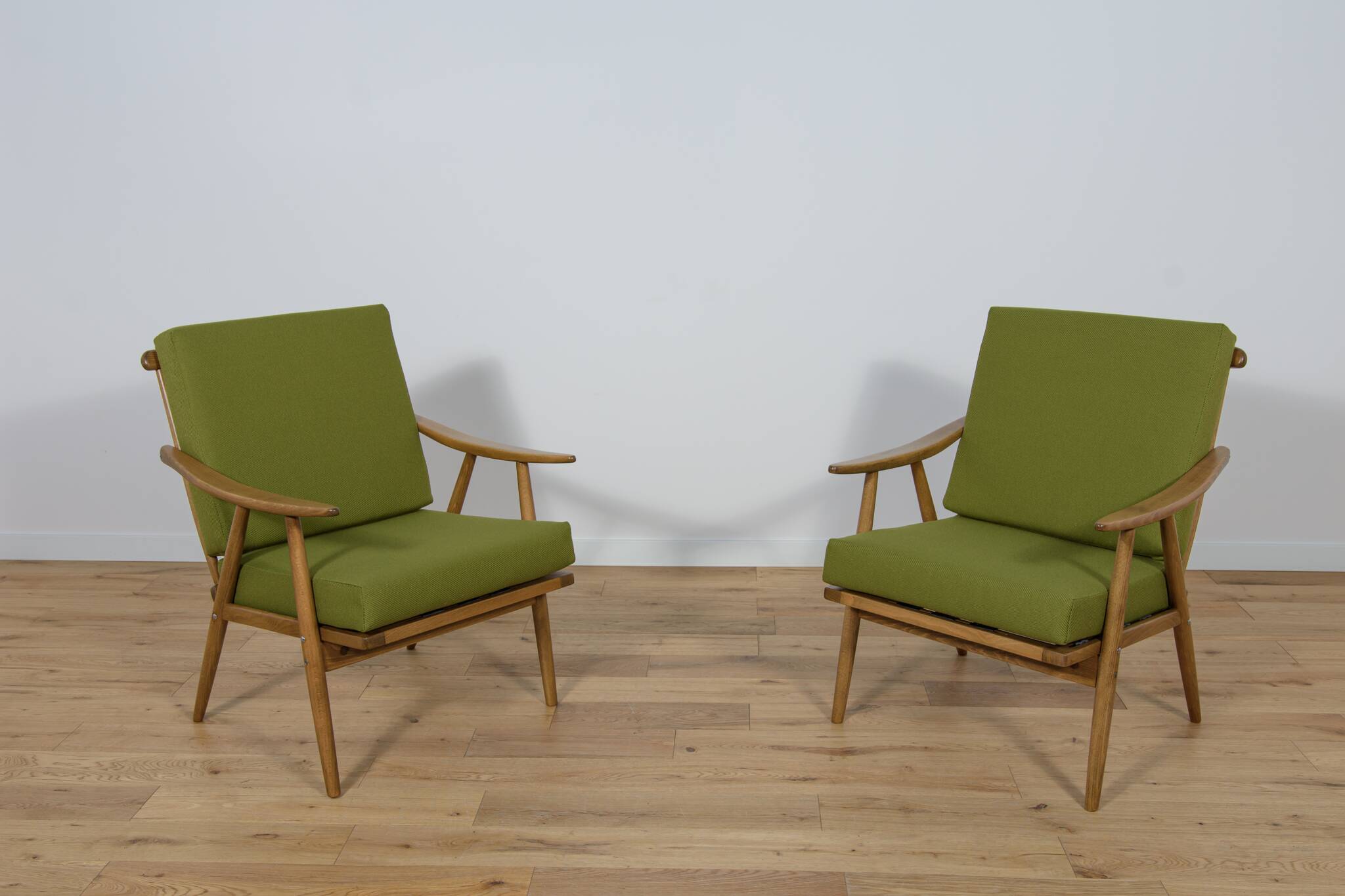 Fauteuils Mid-Century de Ton, 1960s, Set de 2