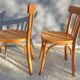 Paire chaises bistrot 1950 Mahieu Made in France