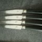 Suite of 4 Napoleon III table knives