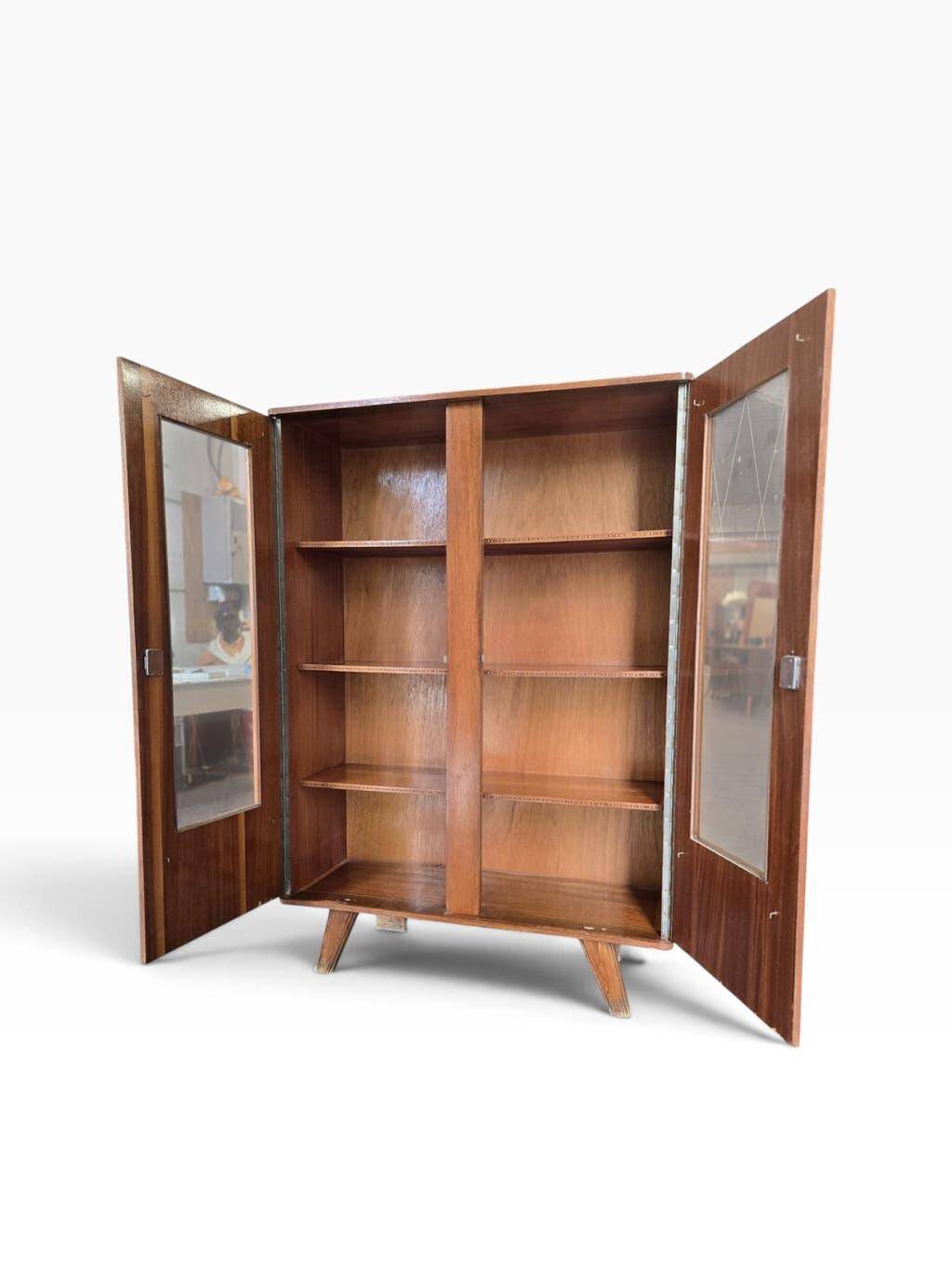 Vintage wooden display cabinet/shelf/wardrobe