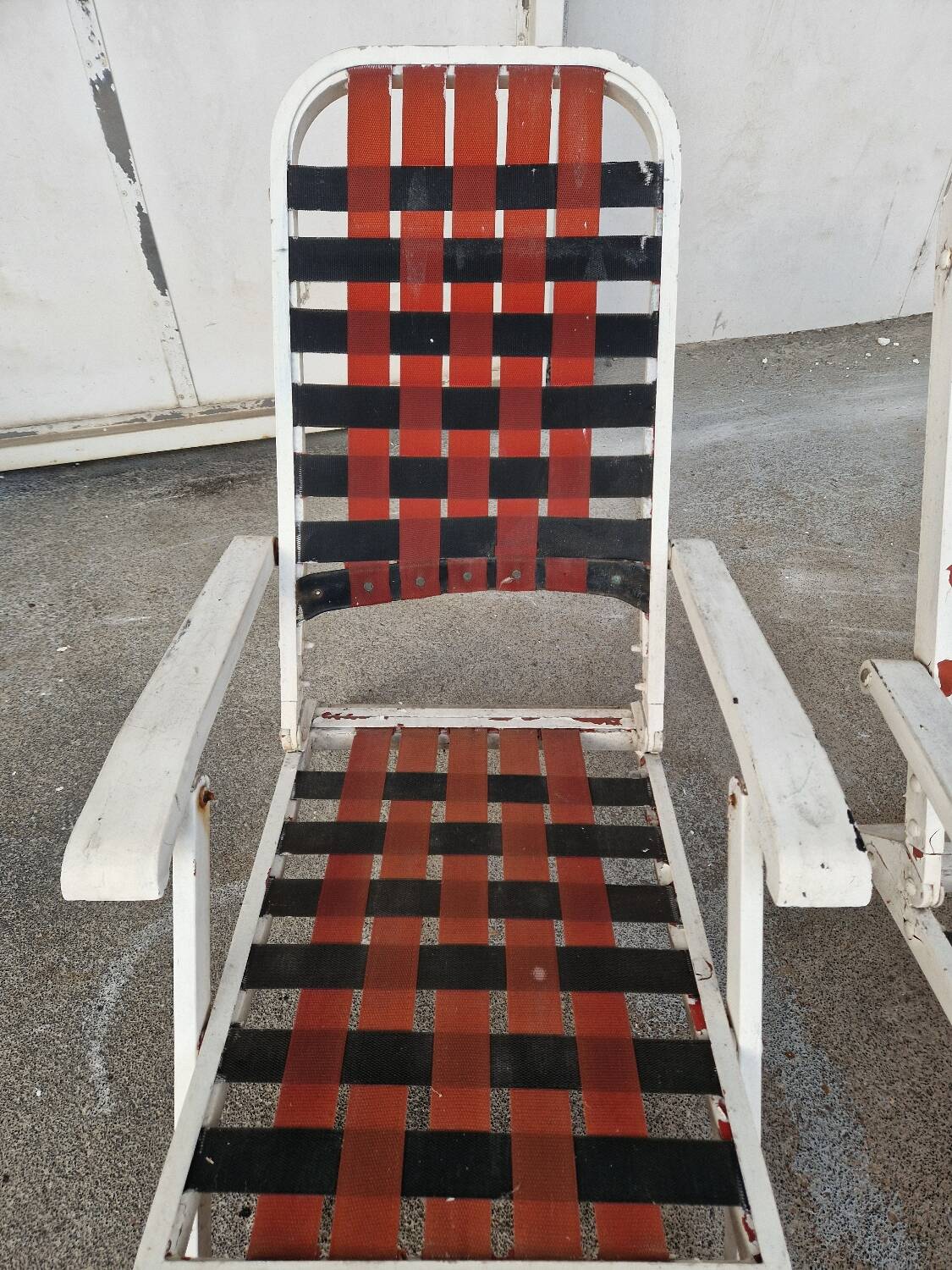 Two Deck Chairs From The Liner France