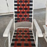 Two Deck Chairs From The Liner France