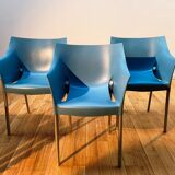 Set of 8 colorful chairs DR NO, Philippe Starck