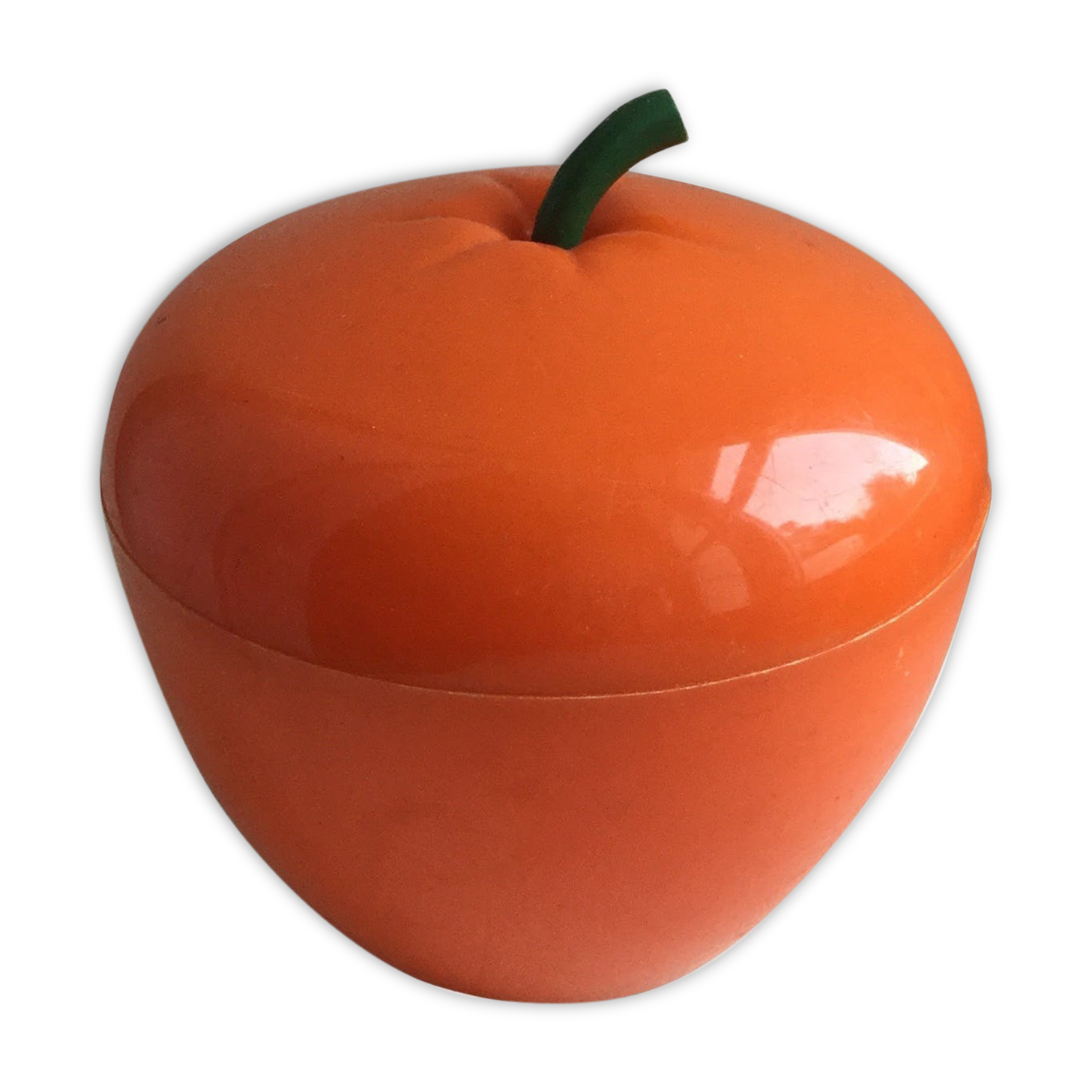 Orange ice bucket 60s