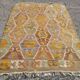 Rare 5x8 handmade vintage bedroom kilim rug - rug for living room