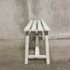 Weathered wooden bench