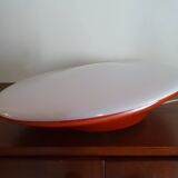 ARTEMIDE 1980 oval design wall light by Patrick Jouin orange/white 1