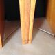 Black metal and wood shelf 60/70