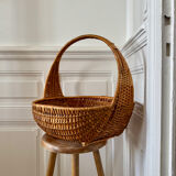 Arched basket in wickerwork 🧺