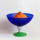 Fruit dish, fruit bowl, standing bowl, Gunnel Sahlin x Kosta Boda, Sweden