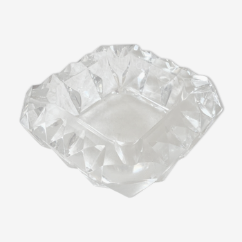 Cut crystal ashtray by Val Saint Lambert