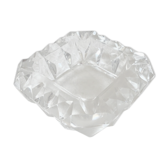 Cut crystal ashtray by Val Saint Lambert