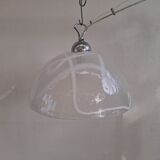 Suspension vintage en verre de Murano des années 1970