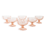Set of dessert bowls, Italian design, 1970s, production: Italy