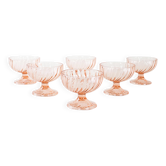Set of dessert bowls, Italian design, 1970s, production: Italy