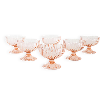 Ensemble de bols à dessert, design italien, années 1970, production : Italie