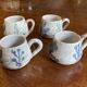 Ensemble de quatre tasses à café. Gustave Reynaud.