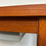 Vintage Danish bench with planter in teak