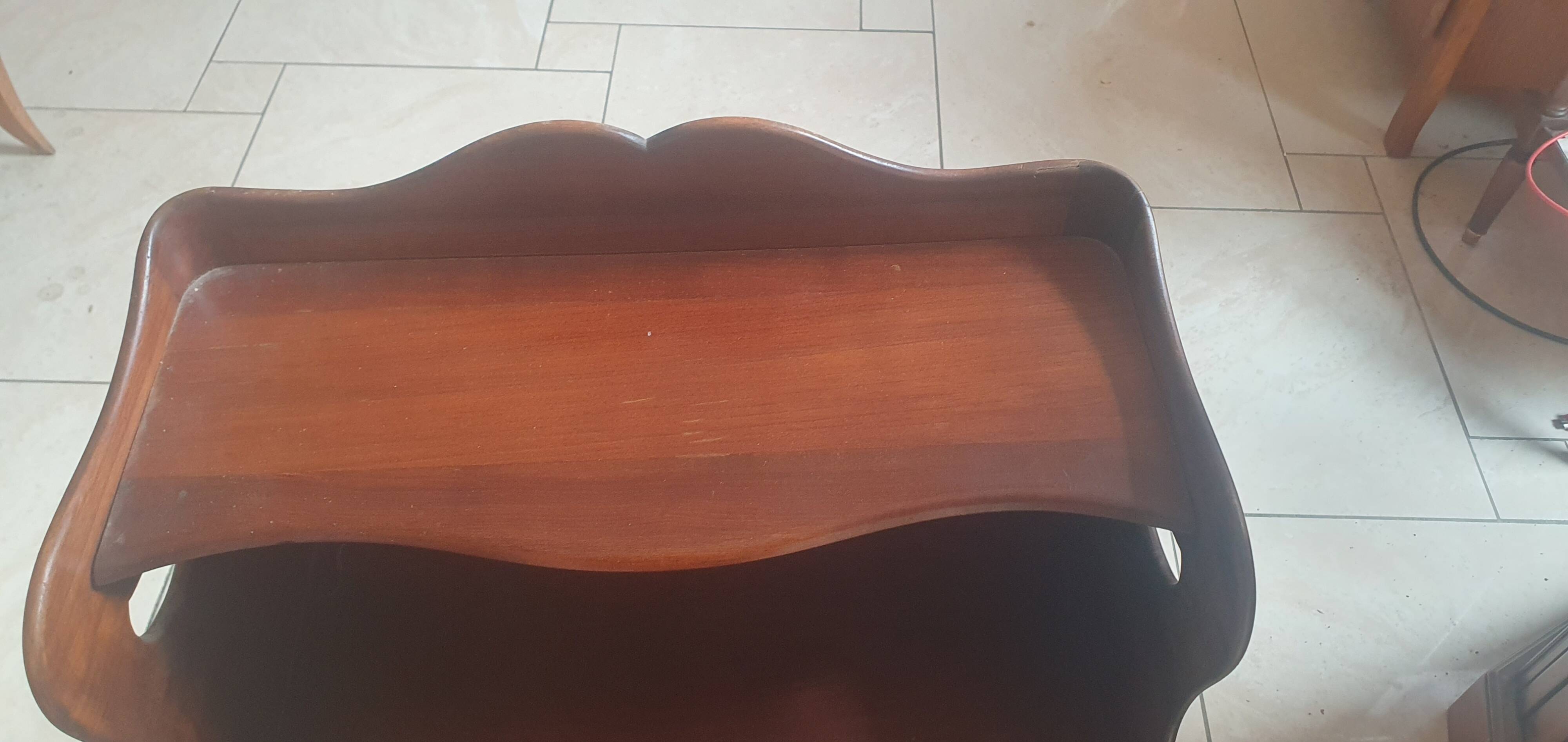 Mahogany side table