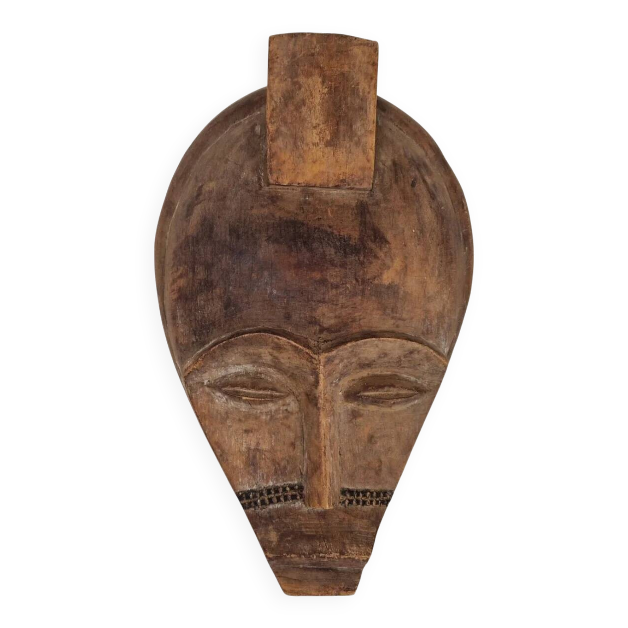 20th century carved African tribal mask