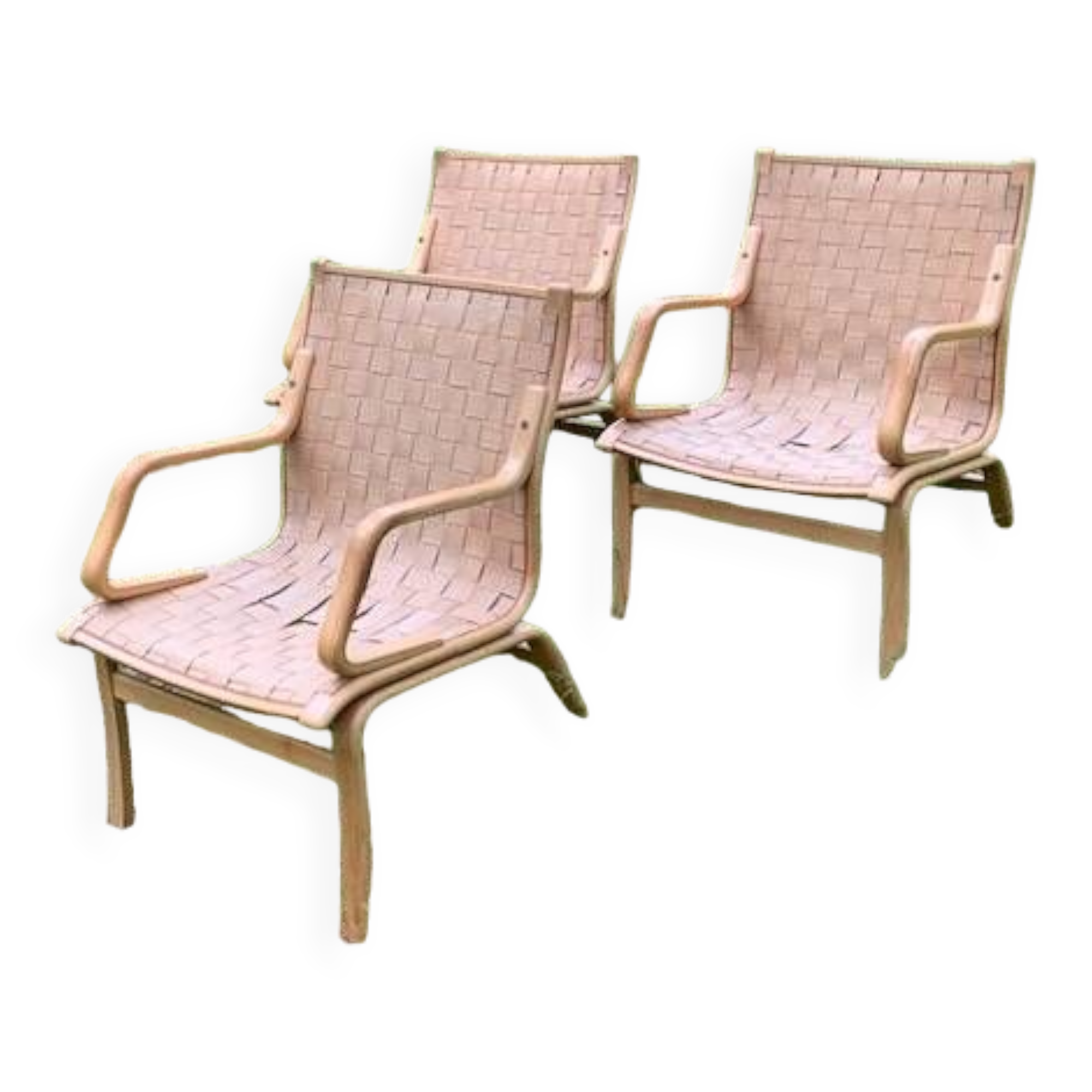 3 Boyes Mobler armchairs - Denmark 70s/80s