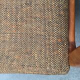 Mid-century model 100 rocking chair in Danish teak by Søren Georg Jensen for Kubus Møbler, 1960s.