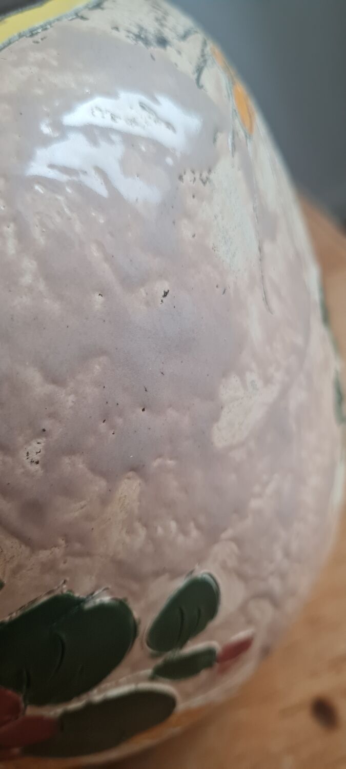 Vallauris earthenware vase