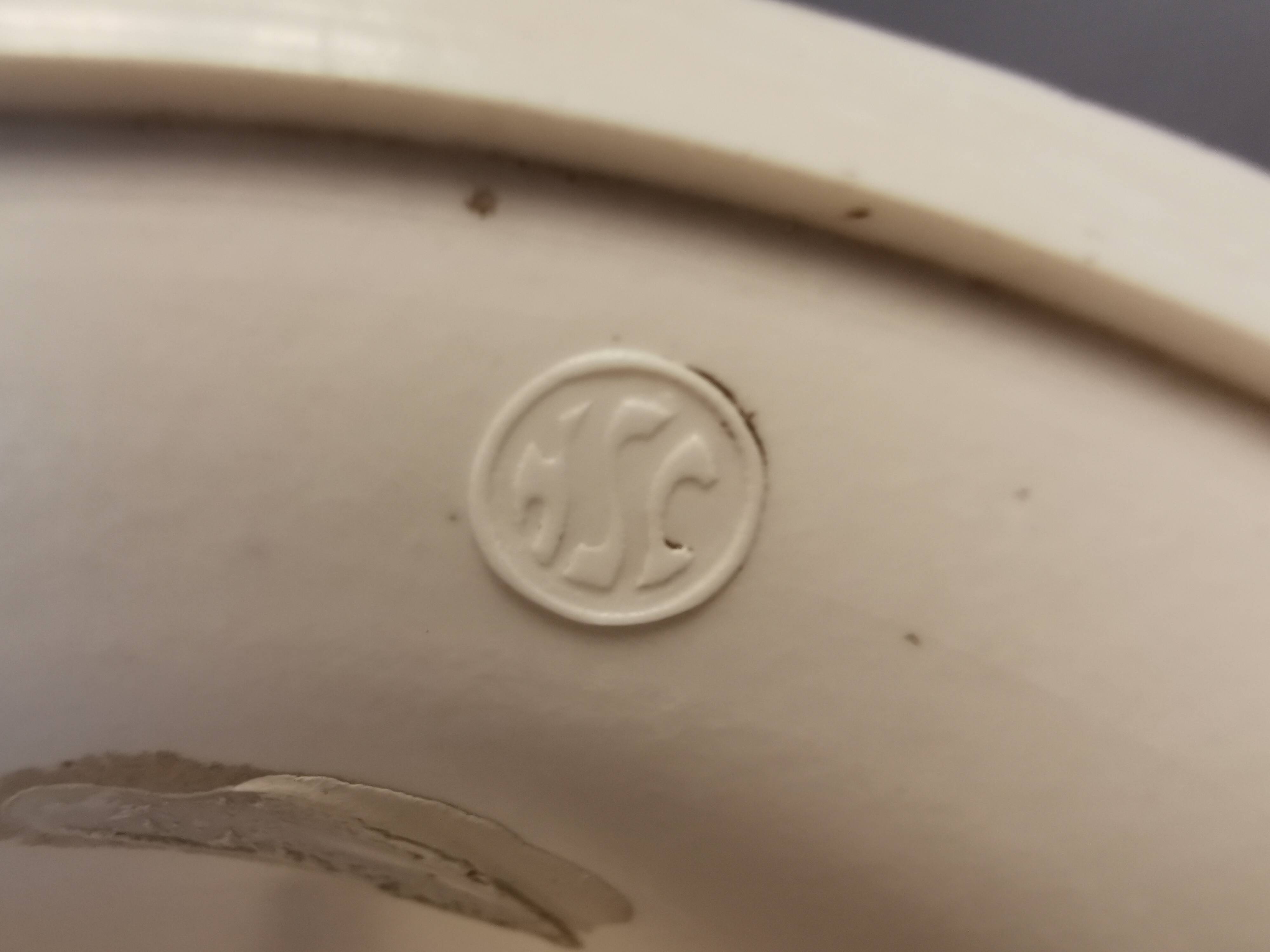 Old hanging lamp in milky white opal glass and brass top/suspension. Danish design 1930s