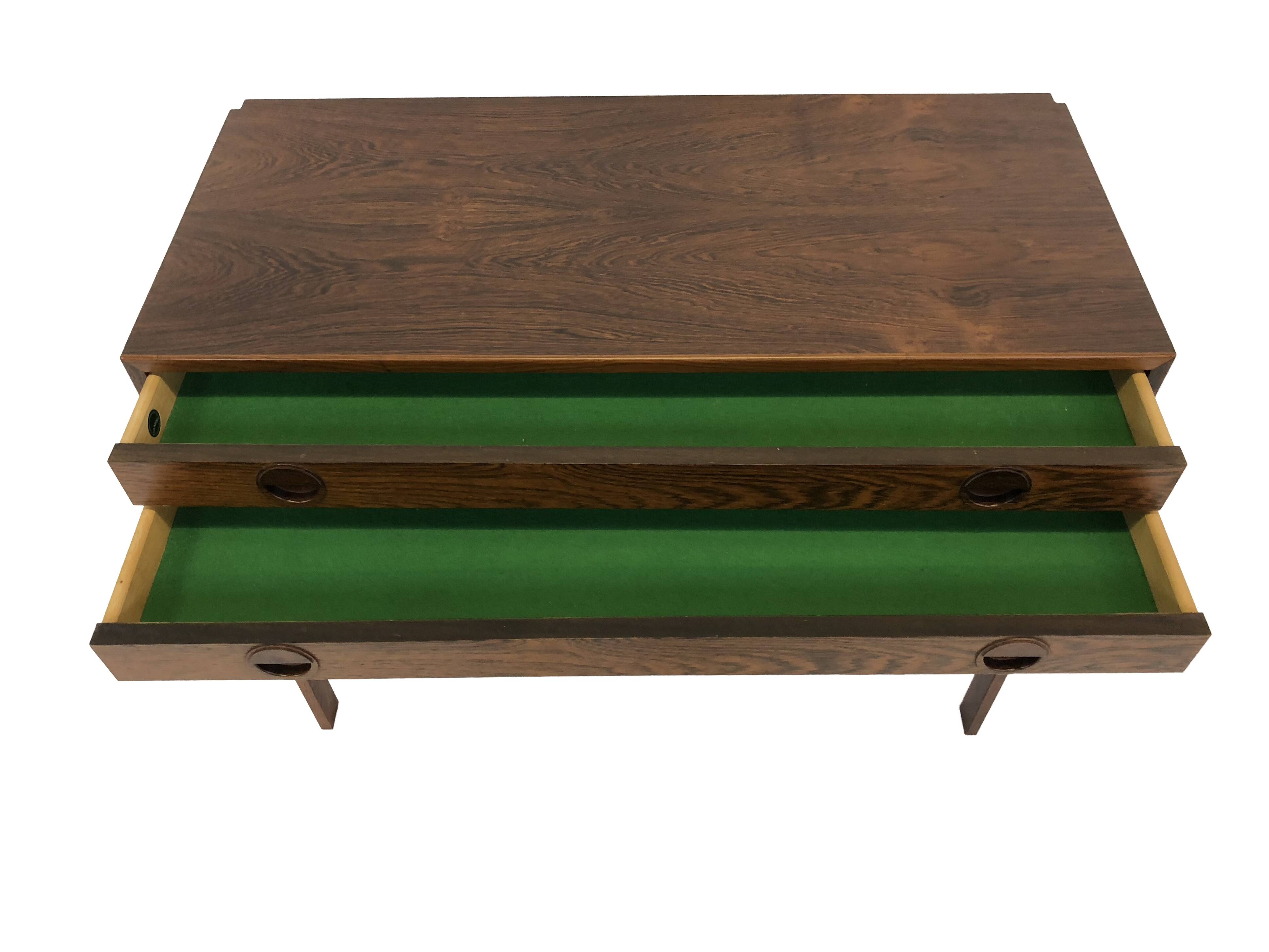 Commode vintage en palissandre, design danois, 1960