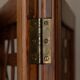 Vintage wooden room divider 3-part room screen in pine