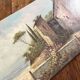 Oil painting on canvas landscape signed Rossini