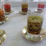 Hand painted turkish tea glasses gift idea