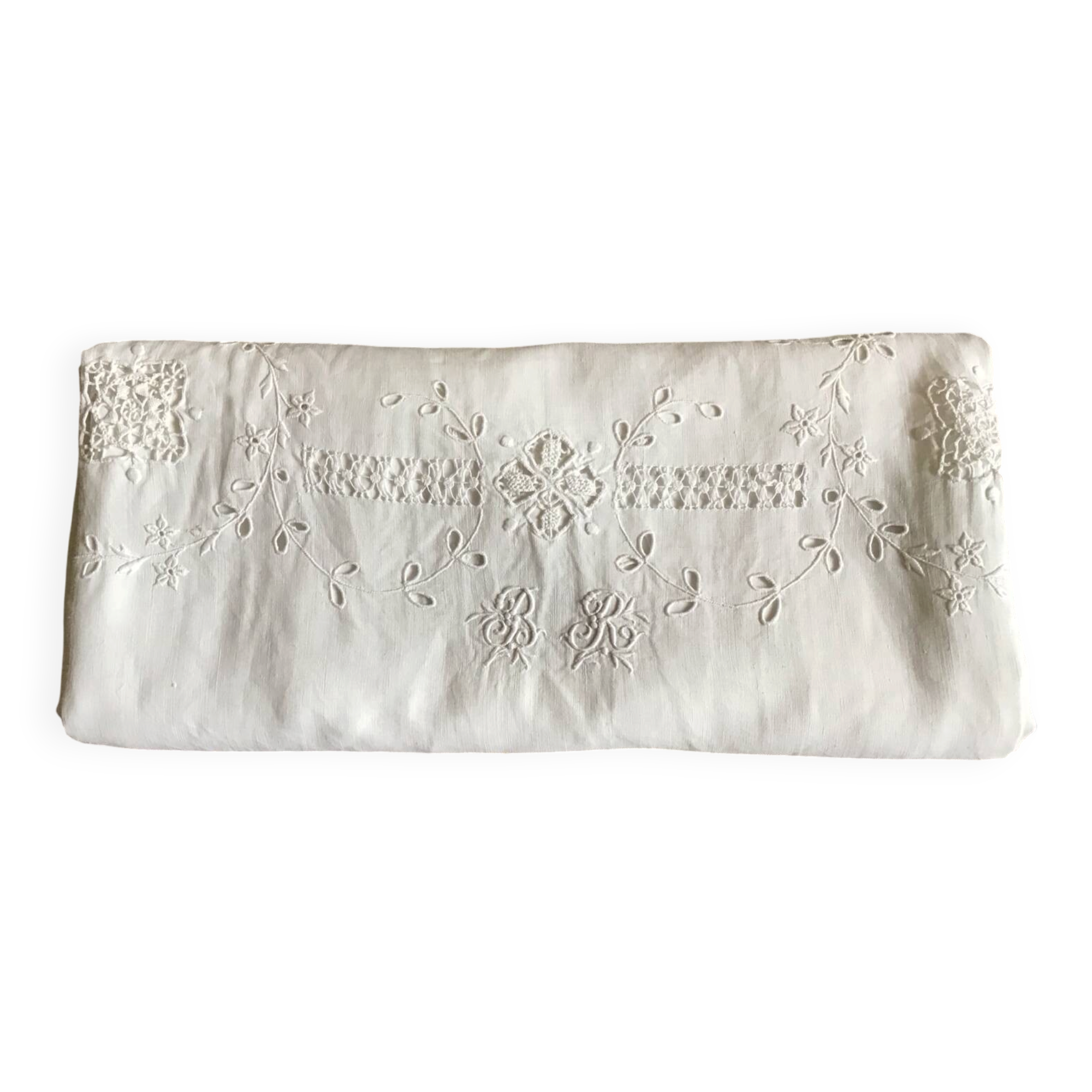 Nappe de réception en lin blanc BR 2mx2m10