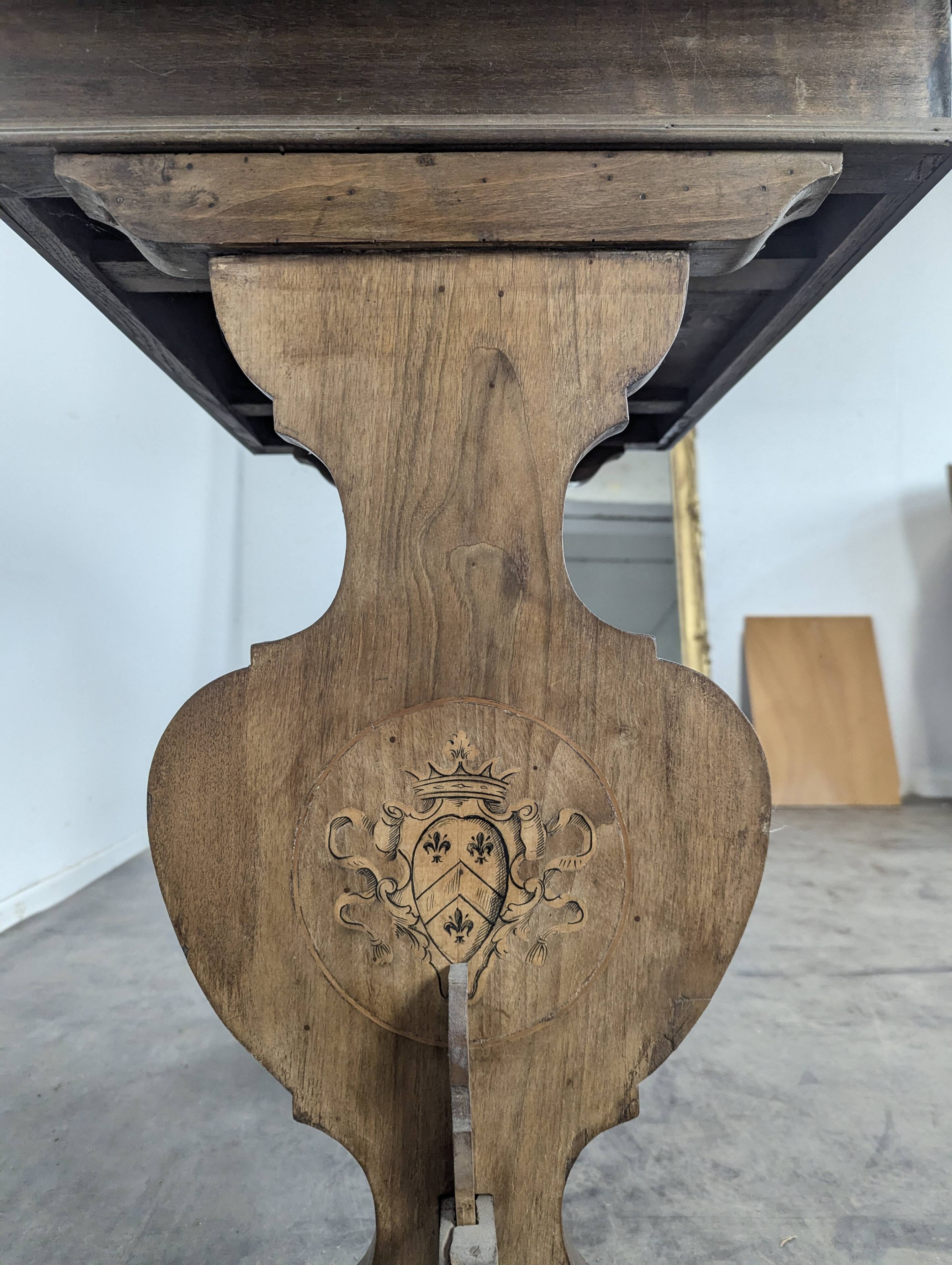 19th century Italian marquetry table