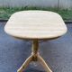 Table à manger de ferme extensible rénovée en bois brut XXème 160cm