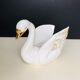 Empty swan white earthenware pockets