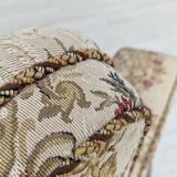 Fauteuil relax danois en tissu années 1950